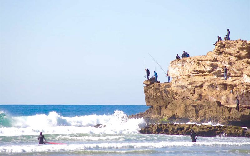 If you're looking for an iconic surf spot in Morocco, Devil’s Rock in Tamraght should be at the top of your list.